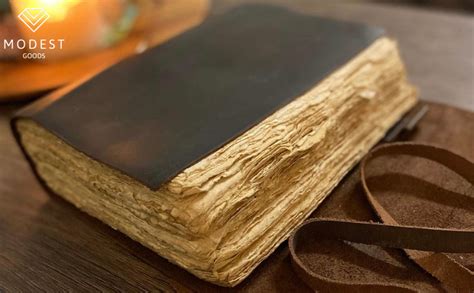 Amazon Vintage Leather Journal 200 Pages Deckle Edge Rustic