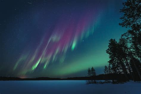 Aurora Borealis On the Night Sky · Free Stock Photo