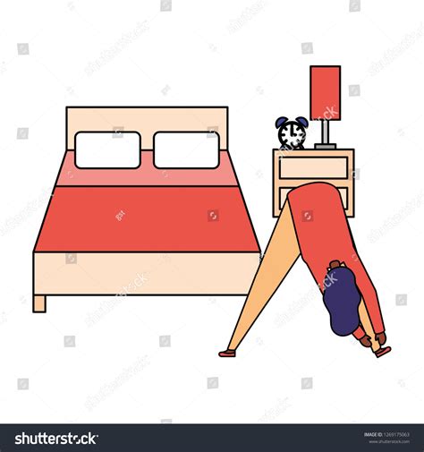 Woman Daily Routine Stock Vector Royalty Free 1269175063 Shutterstock