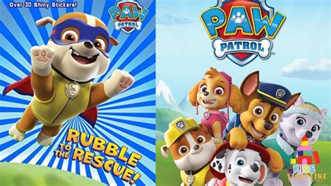 🛠🚜 Kids Book Read Aloud Paw Patrol Rubble To The Rescue By