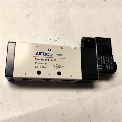 Airtac Pneumatic Air Single Solenoid Valve 5 2 Way 4V410 15 1 2