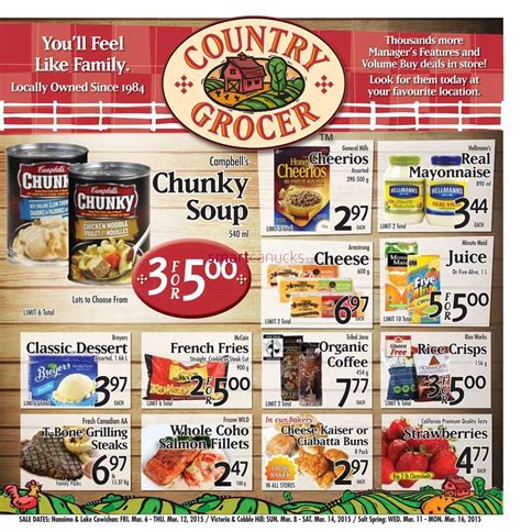 Country Grocer Flyer March To