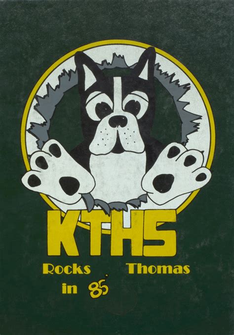 1986 yearbook from Thomas High School from Thomas, Oklahoma for sale