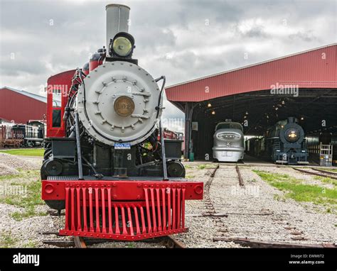 Wisconsin, Green Bay, National Railroad Museum Stock Photo, Royalty ...