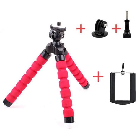 Hotmini Flexible Octopus Tripod With Screw 360 Degree Roating Head Universal For Camera