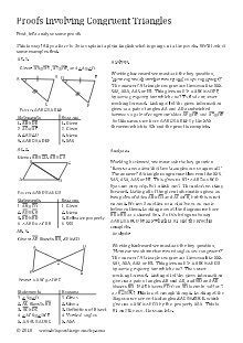 Proofs Involving Congruent Angles Worksheet For Th Th Grade