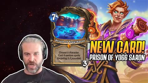 Hearthstone NEW CARD Rommath Prison Of Yogg Mage YouTube