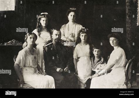 Tsar Nicholas II of Russia and his family Stock Photo - Alamy