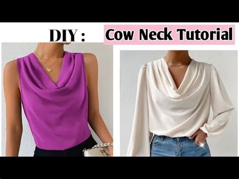 Cowl Neck Tutorial Youtube