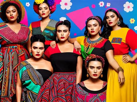 Plus Size Na Moda Estampas Culturais Impactantes