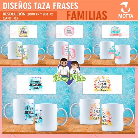 Dise O Para Sublimar Tazas Gratis Con Frases De Hogar