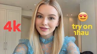 K Micro Bikini Transparent Lingerie Try On Haul Fishnet Transparent Try On Haul Wet Vs Dry