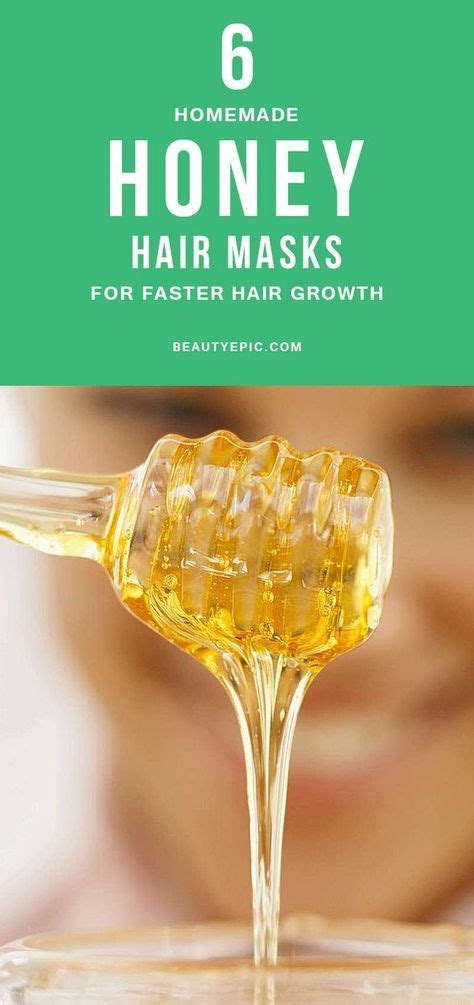 6 Homemade Honey Hair Masks For Faster Hair Growth Honey Hair Mask Hair Mask Thick Hair Remedies