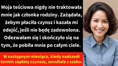 Moja teściowa nigdy nie traktowała mnie jak członka rodziny Zażądała