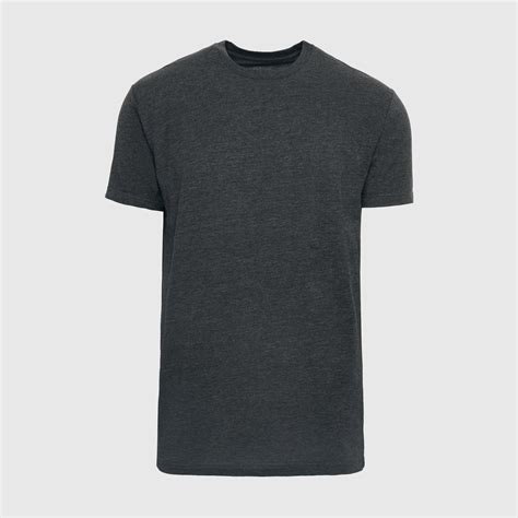 Heather Charcoal Gray Crew Neck T Shirt True Classic