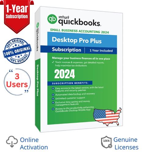 Intuit Quickbooks Desktop Pro Plus Original Digital License