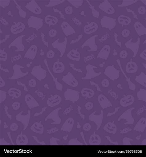 Cute halloween seamless background Royalty Free Vector Image