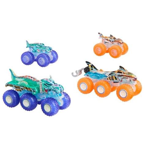 Hot Wheels Gros Camion Monster Trucks Power Smashers Coffret HYJ29 Cdiscount Jeux Jouets