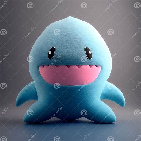 Cute Squishy Shark Plush Toy Stock Illustration Illustration Of Cute Bedtime 273355721