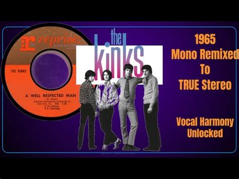 The Kinks A Well Respected Man True Stereo Remix Of The Mono