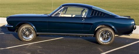 Blue 1965 Ford Mustang Fastback Photo Detail