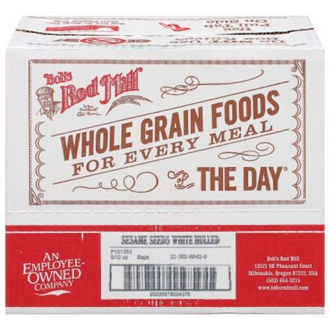 Bobs Red Mill Premium Hulled White Sesame Seeds 10 Oz Kroger