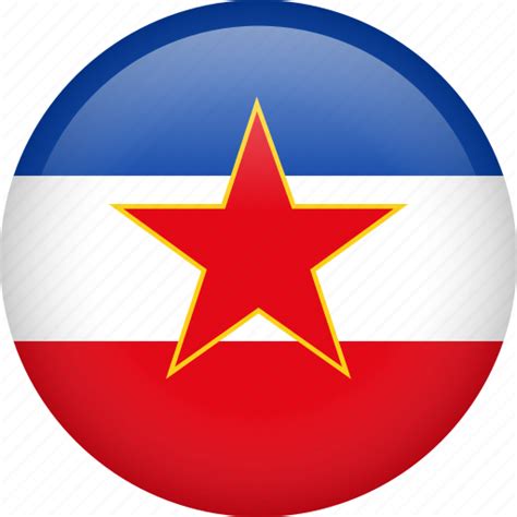 Flag, yugoslavia, circle, country, national, world, nation icon - Download on Iconfinder