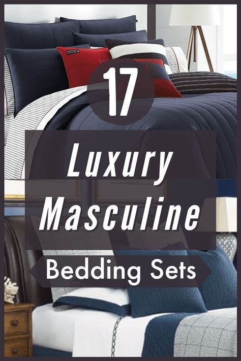 17 Luxury Masculine Bedding Sets For Men