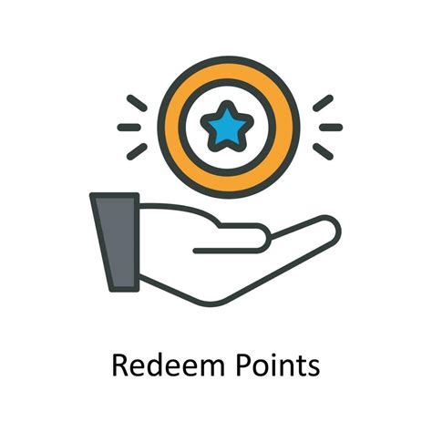 Redeem Points Vector Fill Outline Icons Simple Stock Illustration Stock 23229738 Vector Art At