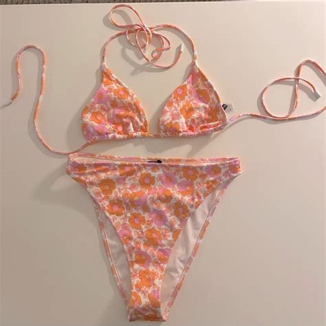 Triangl Vinca Neon Pop Bikini Top And High Waisted Bo Gem