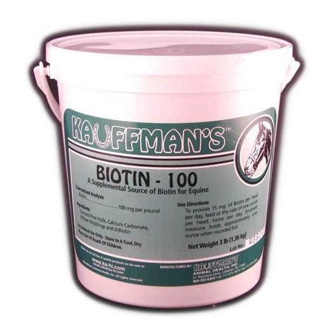 Biotin 100 for Horses | Biotin Horse Supplements | Biotin, Biotin ...