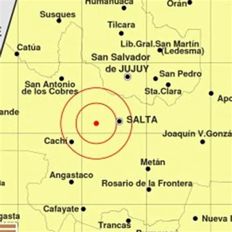 Sismo De Magnitud 4 6 Sacudió La Noche De Salta Filo News