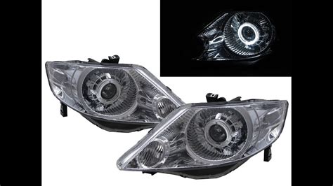 Crazythegod Fit Aria City Guide Led Halo Projector Headlight Ch