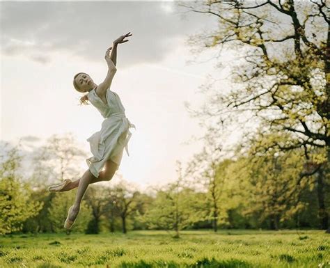 Iana Salenko Flying Photoghraph Ballerinaproject In London Park