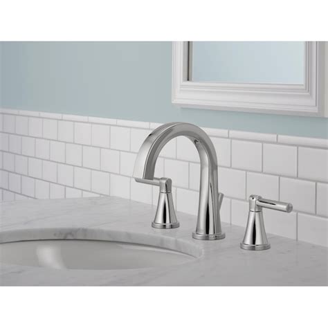 Delta Becker Spotshield Brushed Nickel Widespread 2 Handle Watersense