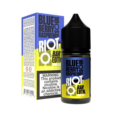 Riot Bar Edtn Salt Blueberry Raspberry Sour Ml Riot Bar Edition