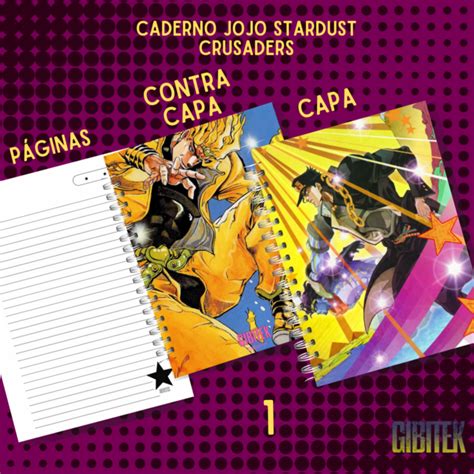 Caderno Jojo Parte Stardust Crusaders Gibitek