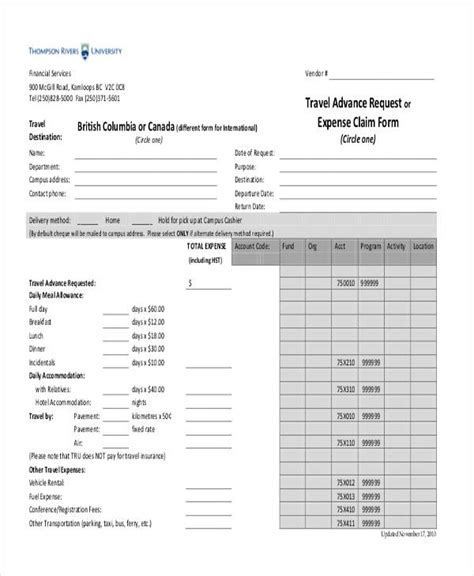 Free 37 Travel Request Form Examples In Pdf Ms Word Excel