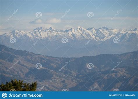 Himalayan Snow Range stock image. Image of ridge, alps - 265533703