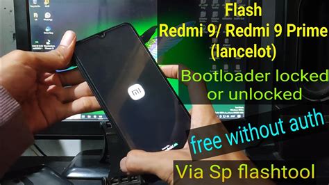 Flash Redmi Redmi Prime Lancelot Via Sp Flashtool Youtube