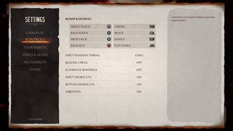 Mortal Kombat 1 best controller settings