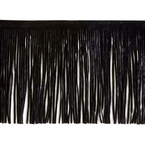 Amazon Faux Suede Fringe Trim Black By The Yard Everything Else