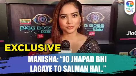 Manisha Ranis Interview After Exiting Bigg Boss Ott 2 बिग बॉस ओटीटी