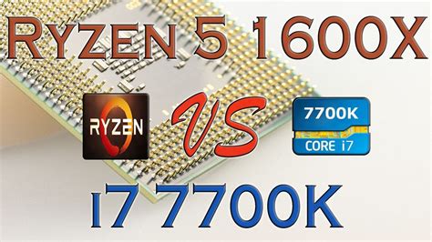 Ryzen 5 1600x Vs I7 7700k Benchmarks Gaming Tests Review And