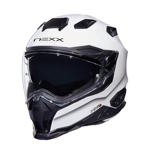 Nexx X Wst Plain Full Face Helmet White Motardinn