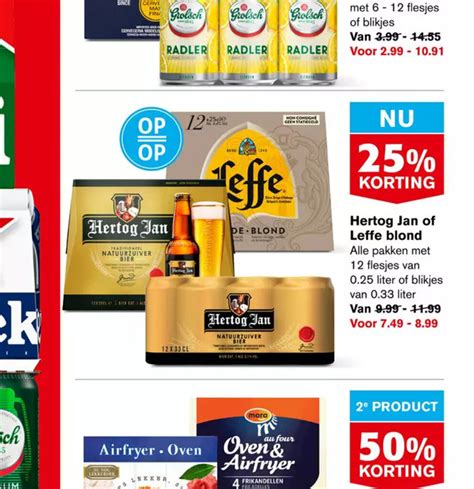 Hertog Jan Of Leffe Blond Aanbieding Bij Hoogvliet