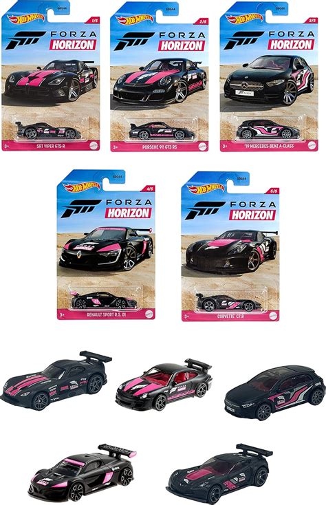 Amazon マテル ホットウィール Hot Wheels テーマオートモーティブ アソート フォルツァ ミニカー 台入り BOX販売 S GDG ブラック