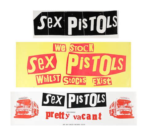 Bonhams The Sex Pistols Three Promotional Banners 1977 3