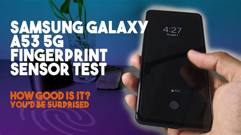 Fingerprint Sensor Of Samsung A G How Good Is It Screen