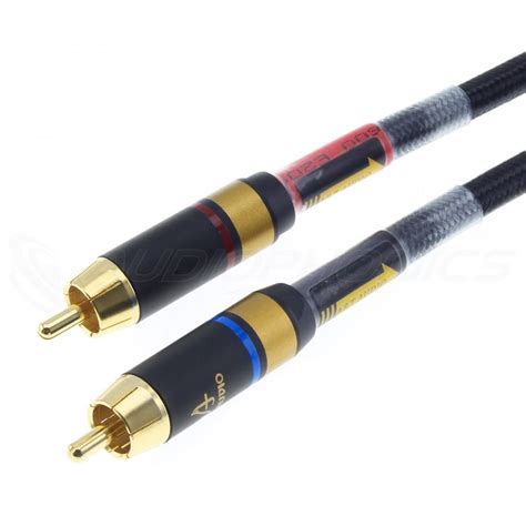 ATAUDIO KING WOLF RCA Interconnect Cable 6N OFC Copper Shielded Gold